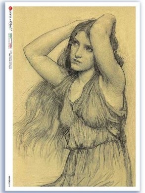 Premium Rice Paper - Pre-Raphaelite Women (Artwork0114) - 1 design of A4